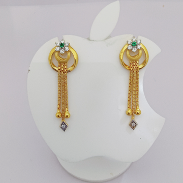 22k Gold Exclusive Hanging Design Earring by 