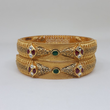 22ct Antique  Kundan Kada bg/1326/160 by 
