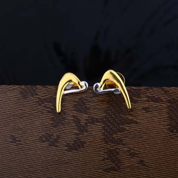 22KT Gold Hallmark Fancy Ladies Plain Earring LPE2...