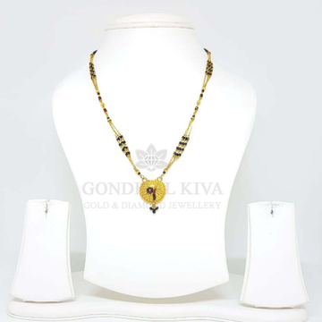 18kt gold mangalsutra gms17 by 