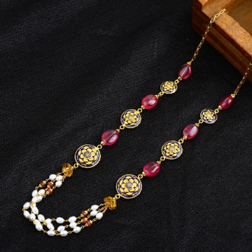22KT Gold Antique Fancy Ladies Chainmala AC229