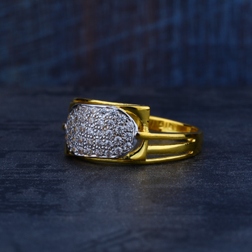 Mens 916 Gold Fancy Ring-MR97