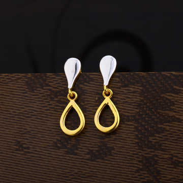 Ladies 22K Gold Fancy Earring -LPE214