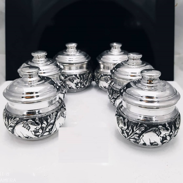 Antique Victorian Silver Snack Jar Set By Puran. by 