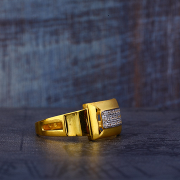 22kt Cz Gold Ring MR516