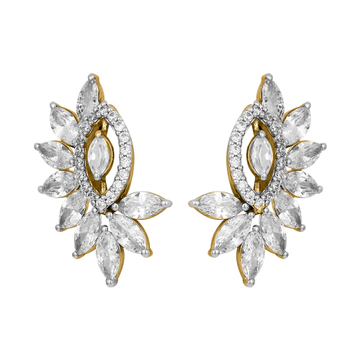 Diamond Gold Shining Earrings MDER143