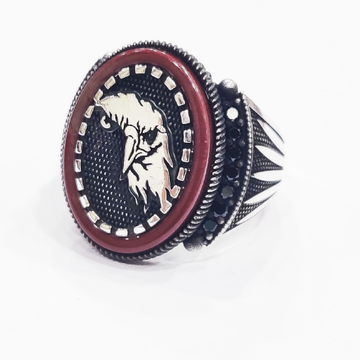 925 Sterling Silver  Turkish Gent's Ring by Veer Jewels
