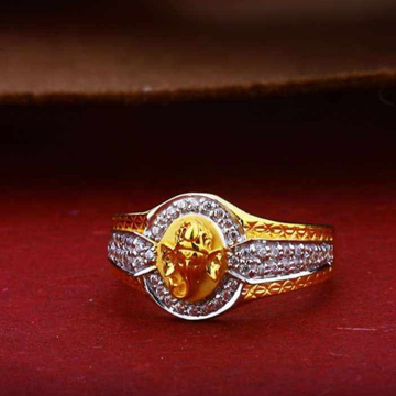 22k(916) Fancy Gents Diamond Ring by Sneh Ornaments
