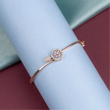 Precious 14kt floret diamond bracelet