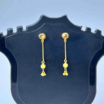Showroom of 916 gold fancy tops latkan (sue-dora) earrings