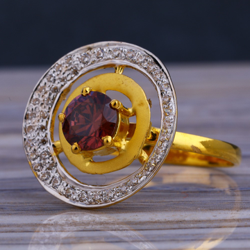 916 Gold Ladies Designer Long Ring LLR222