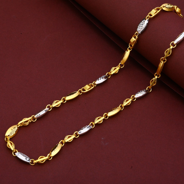 Mens 916 Gold Designer Turkey Chain-MTC77