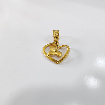 916 gold heart shape flower design pendants by 