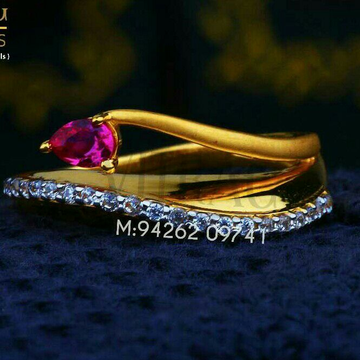 Color Stone Cz Fancy Ladies Ring LRG -0332