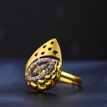 22kt gold hallmark exclusive women's  ring lr788