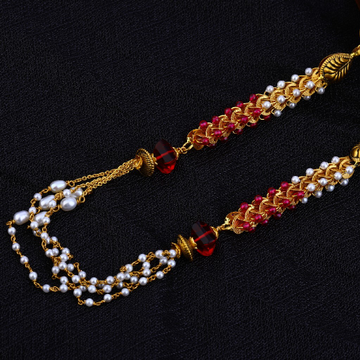 Ladies Moti Gold 22K Antique ChainMala-AC86
