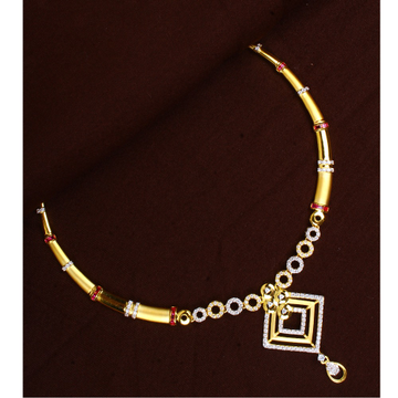 18k Gold Dazzling Necklace Set  by 