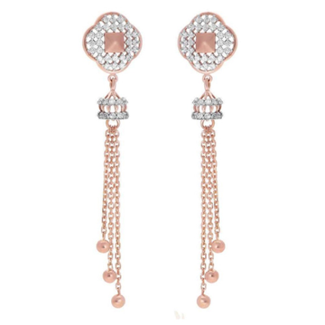 18k rose gold plated designer earring pj-e005 by 