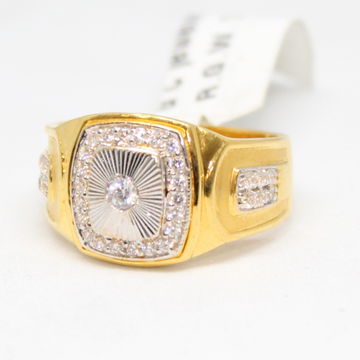 ring 916 hallmark gold rodium  daimond -6699 by 