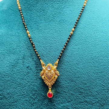916 gold Handmade antique mangalsutra by Suvidhi Ornaments
