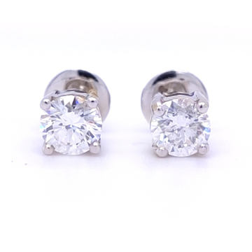 Hermosa solitaire diamond earrings