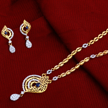 22kt Gold Hallmark  Fancy Chain Necklace CN64
