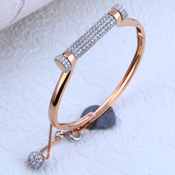 18CT Rose Gold Delicate Ladies Kada Bracelet RLKB8...