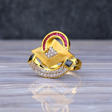 Ladies 916 Gold Ring-LLR52