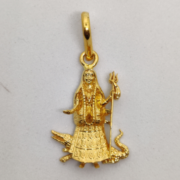 916 Gold Casting Khodiyar Maa Pendant