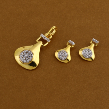 916 Gold Hallmark Classic Ladies Pendant Set FPS33...