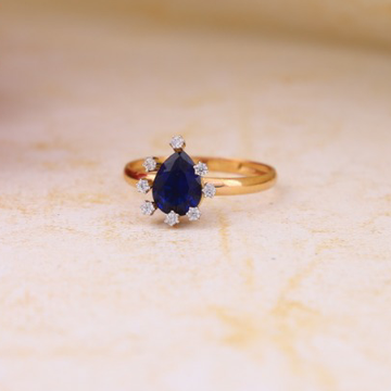 18ct Rose gold Solitaire Ladies Ring by 