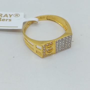 Gold Gents Diamond Ring by 