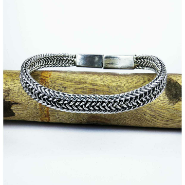Fancy 925 Silver Gents Bracelet