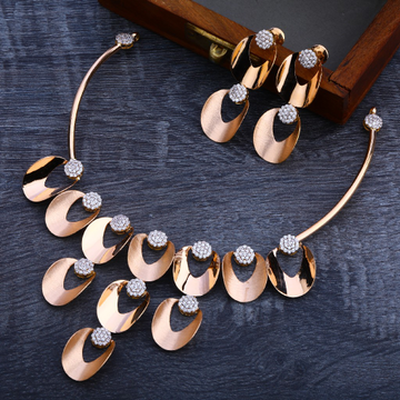 18CT Rose Gold Hallmark Exclusive Necklace Set RN1...