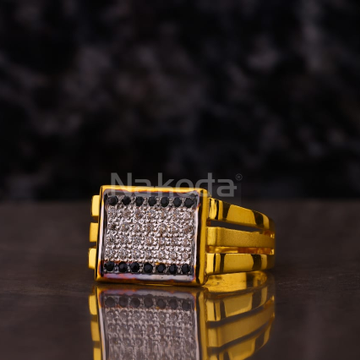 916 Gold CZ Hallmark Fancy Men's Ring MR865