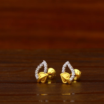 916 Gold Hallmark Exclusive Ladies Tops Earrings L...