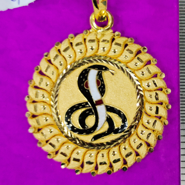 Goga maharaj fancy mina pendant by Saurabh Aricutting