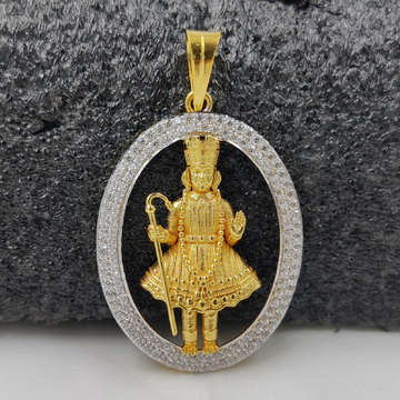 916 Gold Fancy Harikrishna Maharaj Pendant