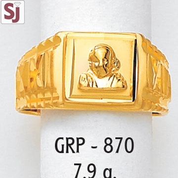 Saibaba Gents Ring Plain GRP-870