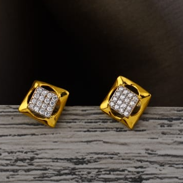 22KT Gold CZ Delicate Ladies Tops Earring LTE373