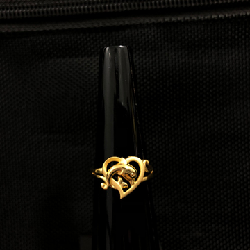 916 Gold Heart Shape Ring KDJ-R026 by 