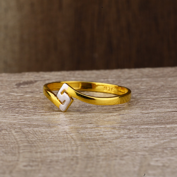 Ladies 22K Gold Delicate Ring -LPR112