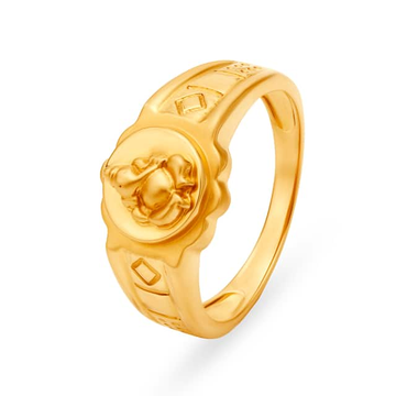 916 gold divine design ring