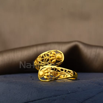 22KT Gold Hallmark Ladies Plain Ring LPR607