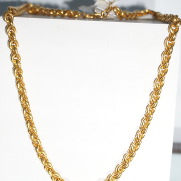 22k Gold Fancy Mens Chain