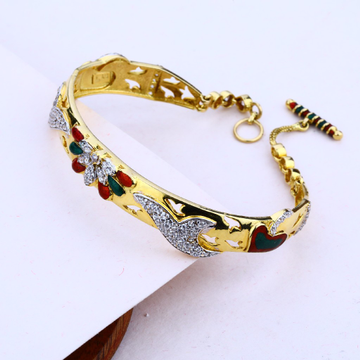 Ladies 18K Gold Italian Bracelet-LIB25