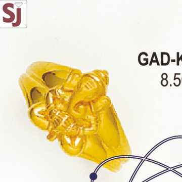 Ganpati Gents Ring Diamond GAD-K-1678