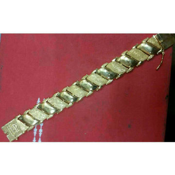 Gold 916 Attractive Gents Bracelet ( Lucky )