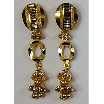 916 Gold Fancy Earrings Akm-er-061 by 