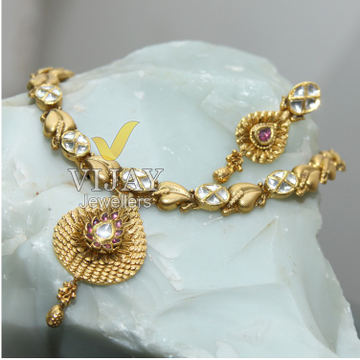 916 Fancy Indian Bridal Necklace Set by 
